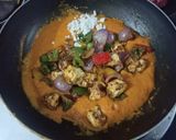 A picture of step 8 of Dhaba Style Kadhai Paneer.