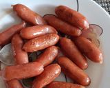 A picture of step 1 of Mini bites with baked beans.