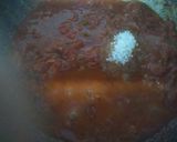 A picture of step 3 of Sev tomato sabji.