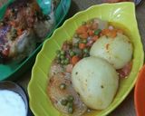 صورة لخطوة 10 من وصفة دجاج محشي أرز بالخضار في الفرن 🍗🐓