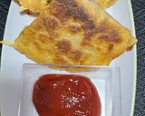 A picture of step 9 of Seekh kabab paratha.