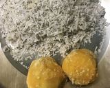 A picture of step 1 of Nariyal ke gud wale laddu.