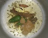 A picture of step 2 of Mushroom Biryani.