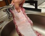 A picture of step 1 of Baby Back Pork Ribs.