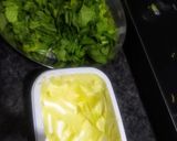 A picture of step 2 of Broccoli almonds creamy soup.
