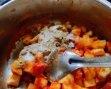 A picture of step 4 of Kohlrabi sabji.