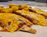 Foto del paso 5 de la receta: Pollo con jamón y queso al horno