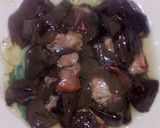 A picture of step 1 of Stewed liver served with ugali.