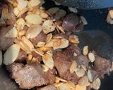 A picture of step 8 of Kabsa spices + Kabsa rice - Saudi rice with lamb meat.