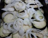 Foto del paso 1 de la receta: Colchón de vegetales 🥒🍆🌶🥔