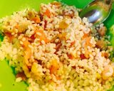 Hình bước làm 2 của món Xôi gà vỏ cam
