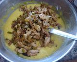 Foto del paso 5 de la receta: Tarta de zapallitos y pollo