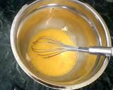 Banana leaf Green onion omelet recipe step 2 photo