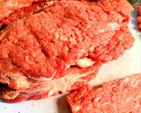 A picture of step 2 of Beef rolls in the oven.