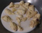 Foto langkah ke 4 dari resep Kue Pisang (Timphan Pisang Inti Kelapa) versi tanpa daun.