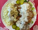 Foto del passaggio 5 della ricetta Petto di pollo croccante in salsa di yogurt