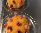 Une image de l'étape 6 de Melon « spoutnik » au jambon cru et basilic cœur crémeux de burrata.