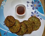 A picture of step 3 of Sponge gourd thaalipeeth.