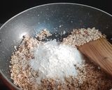 A picture of step 1 of Puffed Rajgara shira.
