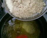 A picture of step 4 of Kesar Pista Kaju katli.