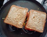 A picture of step 2 of Cheese and Tomato Grilled Sandwich.
