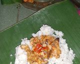 Foto langkah ke 8 dari resep Nasi Bakar All Varian (ada isi rendang, isi ayam teri, ikan P).