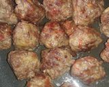 A picture of step 4 of Meatballs #smallchopcontest.