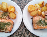 Foto del paso 3 de la receta: Salmón al horno con sala de champignones🐟