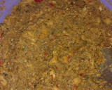 Foto del paso 3 de la receta: 💚 Albóndigas de lentejas 💚 Estofadas en salsa putanesca🖤