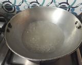 A picture of step 3 of Instant kharvas / junnu.
