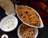 A picture of step 5 of Protein rich Chole Gatta Pulav.