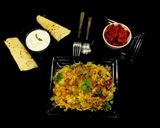A picture of step 4 of Vegetable Dum Biryani.