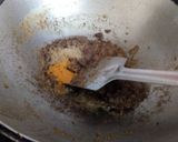 A picture of step 2 of Paneer korma with jeera rice.