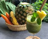 Foto langkah ke 4 dari resep Smoothies Pokcay Wortel Nanas.