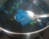 Foto langkah ke 3 dari resep Kolang-kaling bunga telang.