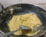 बेसन की बर्फी (besan ki barfi recipe in Hindi) रेसिपी चरण 2 फोटो