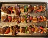 A picture of step 5 of California Farm Kababs with Pineapple and Pork.