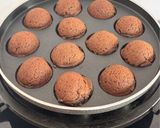 A picture of step 11 of Healthy Atta Jaggery Muffins in Appe Pan.