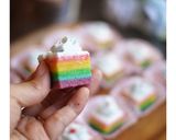 Foto langkah ke 7 dari resep Rainbow Cake Kukus.