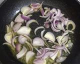 A picture of step 4 of Beef stroganoff.