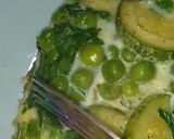 Une image de l'étape 4 de Omelette petit pois et courgettes 🥚.