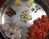 A picture of step 1 of Shahi Matar Paneer.