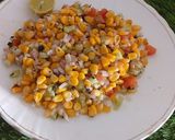 A picture of step 5 of Sweet corn chat.
