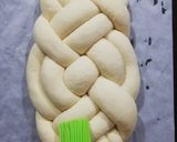 Foto del passaggio 6 della ricetta Treccia di pane al latticello a 6 capi, ricetta del riciclo 🌷