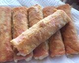 Foto del paso 5 de la receta: Rollos de jamón con queso empanizados