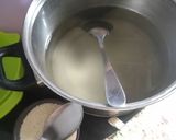 Foto langkah ke 2 dari resep Puding putih motif kotak2 coklat.