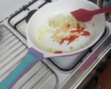 Foto langkah ke 2 dari resep Tumis tahu susu sawi putih.