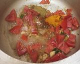 A picture of step 4 of Mixdal palak.