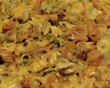 Foto del paso 3 de la receta: Tortilla de fideos multicolores