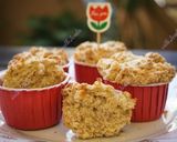 Foto langkah ke 17 dari resep Muffin Kolak (Pisang Nangka Santan) Topping Kenari Crumble.